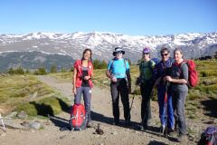 die kl. Gruppe im Anstieg